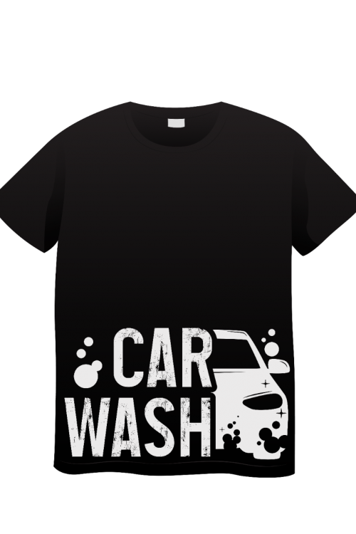 CAR WASH ARABA BASKILI  T-SHIRT